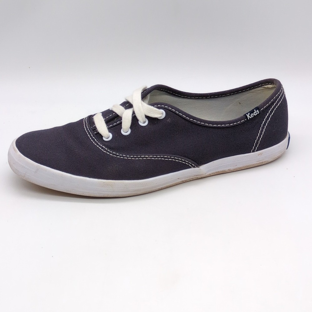 Keds Shoes Womens Blue 7.5 Canvas Sneakers Walking Comfort Casual WF34200M